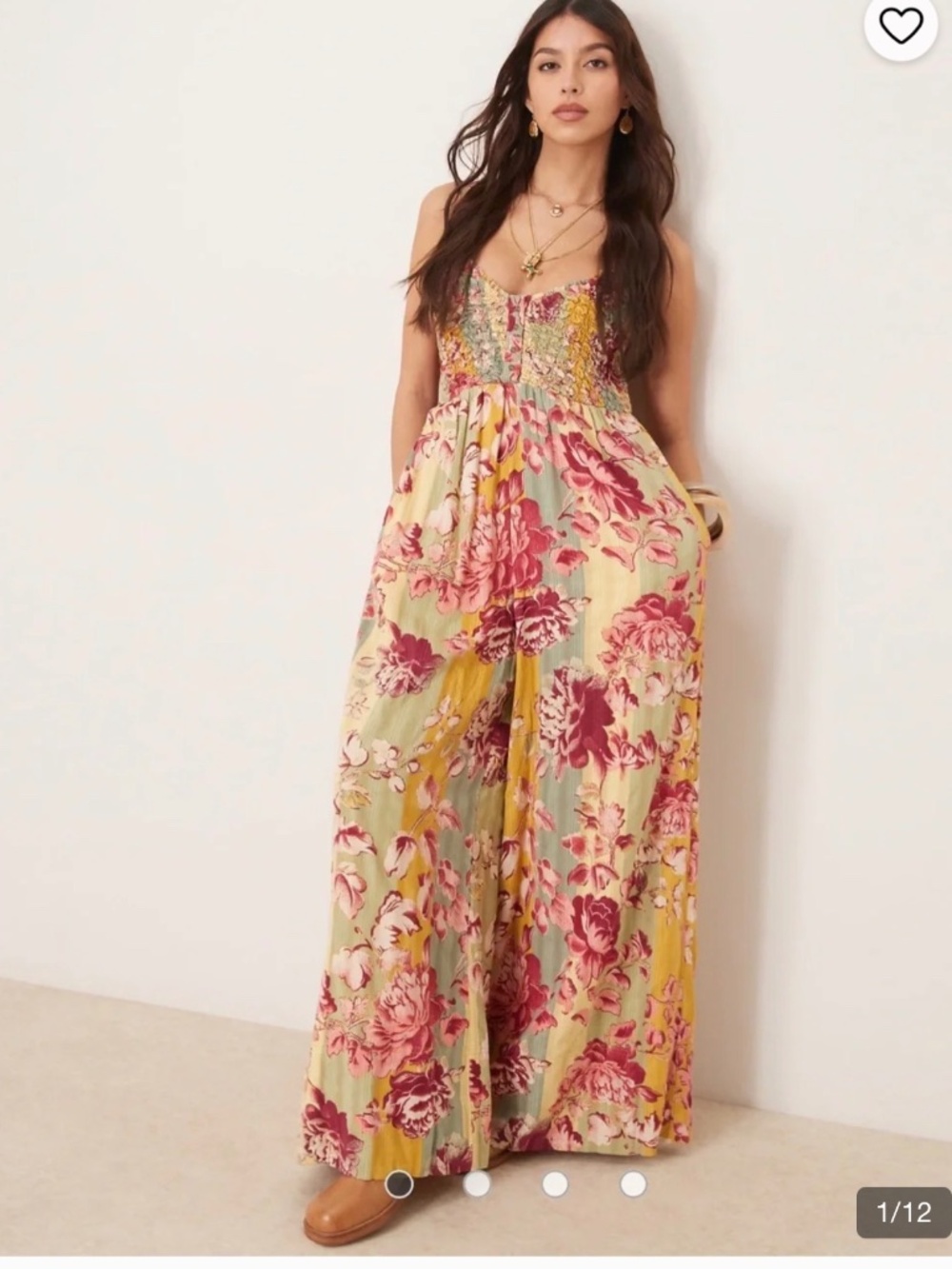 Free People Melrose -wide leg jumpsuit